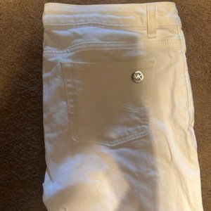 MICHAEL KORS WHITE SKINNY PANT SIZE 8